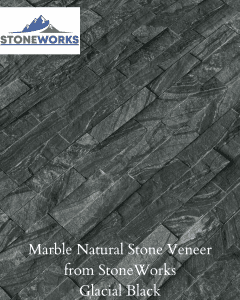 Marble Natural Stone Veneer
from StoneWorks
Glacial Black